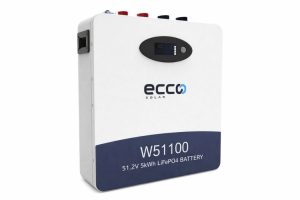 ECCO 5.21kWh LiFePO4 Battery 51.2V 100A (Wallmount)