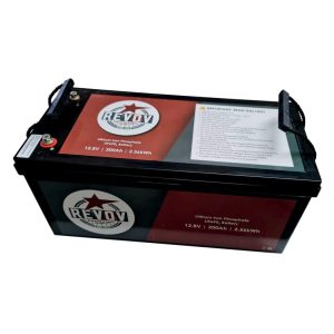 REVOV 2.56kWh 2nd LiFePO4 Battery 12.8V 200Ah (Bluetooth BMS)