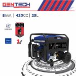 Gentech Power 8KVA / 6.5kW Electric Start Petrol Generator