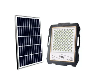 300W BLACK SOLAR FLOODLIGHT COOL WHITE