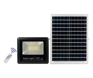 100W BLACK SOLAR FLOODLIGHT COOL WHITE