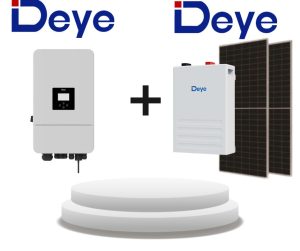 10kW Deye Hybrid Three Phase Inverter with 1x Deye 11.8KWh Solar Kit