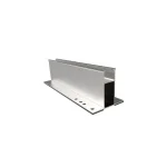 Trapezoidal sheet short rail channel with EPDM - (IBR/Corrugated - Portrait)