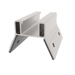 Low trapezoidal sheet short rail with EPDM (IBR - Landscape)