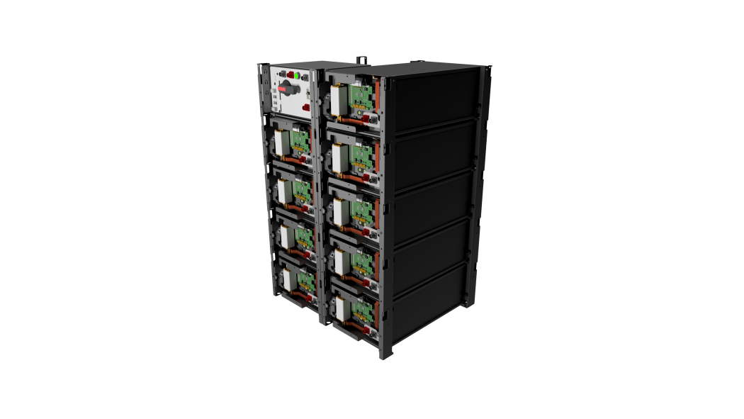 Solar MD HV 128kWh LiFePO4 battery Stack (INCL Logger V2)