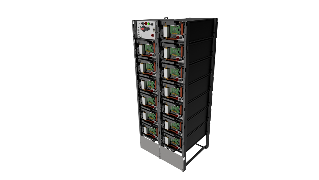 Solar MD HV 192kWh LiFePO4 battery Stack (INCL Logger V2)