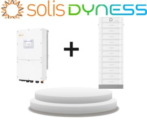 Solis 50kW HV Hybrid 3P Inverter with Dyness Stack 100 HV 100Ah Battery 61.44KWh