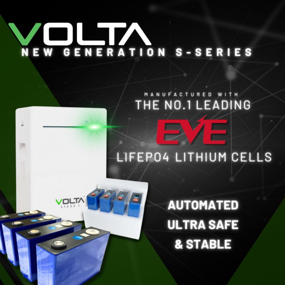 VOLTA Stage 1 S Series 5.1kW LiFePO4 Battery 51V 100Ah (Wallmount/Floor Standing) - Image 3