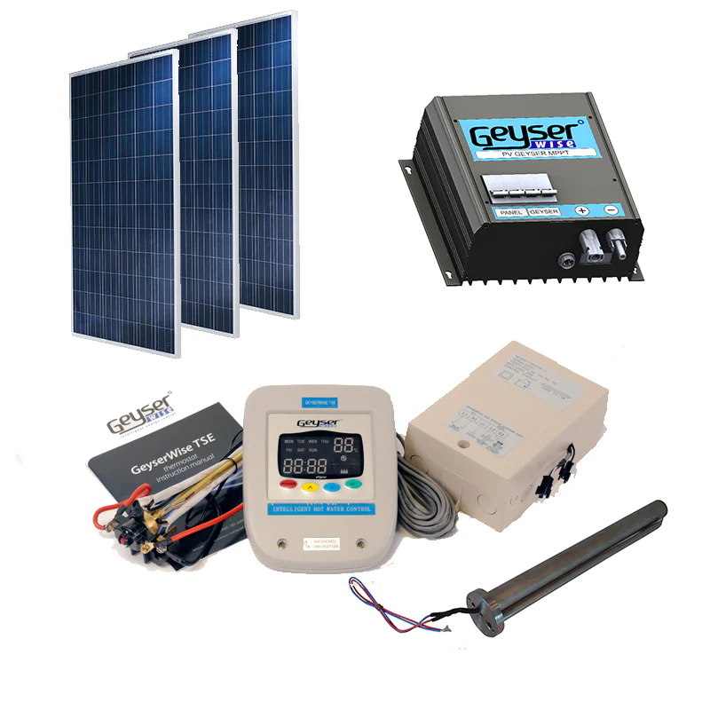 Geyserwise PV Solar Water Heating Kit for 200L